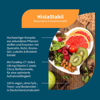 Sie sehen eine Packung NatuGena HistaStabil Kapseln, Produktbild: 02 NatuGena HistaStabil Kapseln, A-Nr.: 5847221 - 02