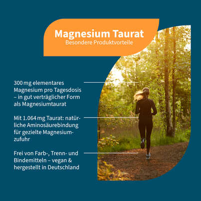Sie sehen eine Packung NatuGena Magnesium-Taurat Kapseln, Produktbild: 02 NatuGena Magnesium-Taurat Kapseln, A-Nr.: 5815020 - 02