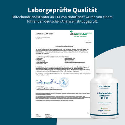 NatuGena MitochondrienAktivator 44+14 Kapseln, A-Nr.: 5901185 - 08