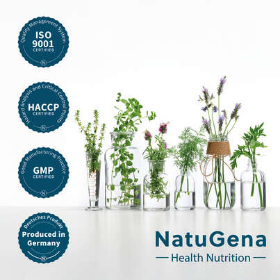 Sie sehen eine Packung NatuGena N-Zymarase® Komplex Kapseln, Produktbild: 05 NatuGena N-Zymarase® Komplex Kapseln, A-Nr.: 5901156 - 05