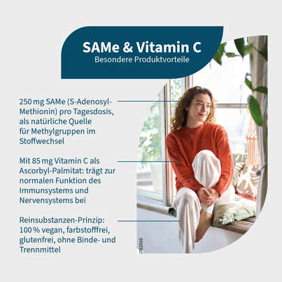 NatuGena SAMe &amp; Vitamin C Kapseln, A-Nr.: 5699559 - 02