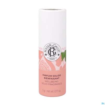 Sie sehen eine Packung Roger & Gallet Fleur/de Figuier Wellbeing/solid Fragrance 5g, Produktbild: 04 Roger & Gallet Fleur/de Figuier Wellbeing/solid Fragrance 5g, A-Nr.: 5889975 - 04