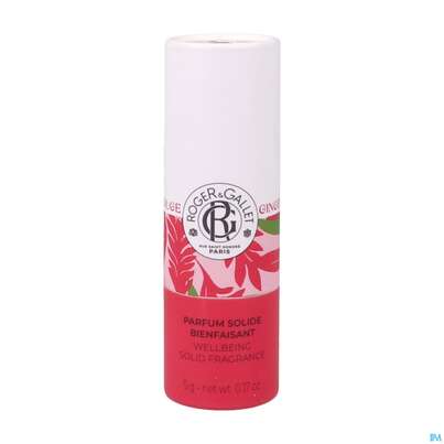 Sie sehen eine Packung Roger & Gallet Gingembre Rouge Wellbeing/solid Fragrance 5g, Produktbild: 04 Roger & Gallet Gingembre Rouge Wellbeing/solid Fragrance 5g, A-Nr.: 5889981 - 04
