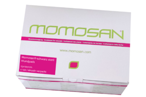 MOMOSAN-schwarz steril Wund-Pads 15x10x1cm, 140 Stück, A-Nr.: 3995093 - 01