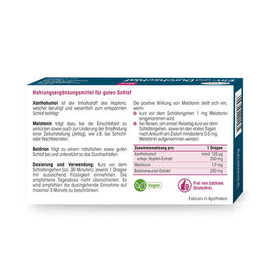Sie sehen eine Packung Dr. Böhm Ein- & Durchschlaf akut, Produktbild: 06 Dr. Böhm Ein- & Durchschlaf akut, A-Nr.: 5838972 - 06