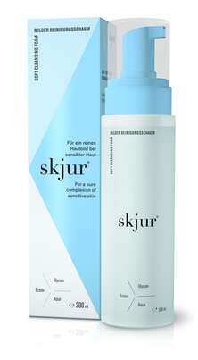 Sie sehen eine Packung skjur® milder Reinigungsschaum, Produktbild: 01 skjur® milder Reinigungsschaum, A-Nr.: 5815215 - 01