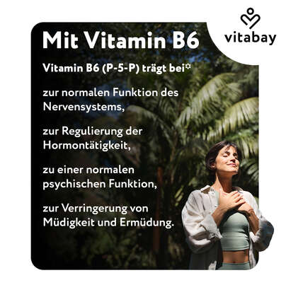 Vitabay 5-HTP - 100 mg aus Griffonia mit Vitamin B6, A-Nr.: 6048999 - 07