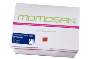 MOMOSAN-weiss Pads VETERINÄR 15x10x2cm, 143 Stück, A-Nr.: 5959322 - 01