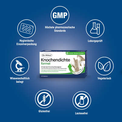 Sie sehen eine Packung Dr. Böhm® Knochendichteformel, Produktbild: 04 Dr. Böhm® Knochendichteformel, A-Nr.: 5915632 - 04
