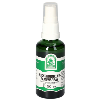 Sie sehen eine Packung BOCKSHORNKLEESAMEN SPRAY 50 ML, Produktbild: 01 BOCKSHORNKLEESAMEN SPRAY 50 ML, A-Nr.: 4485187 - 01