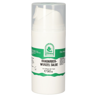 Sie sehen eine Packung RHABARBERWURZEL SALBE 90 G, Produktbild: 01 RHABARBERWURZEL SALBE 90 G, A-Nr.: 5703858 - 01