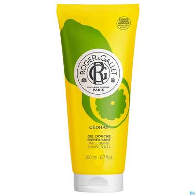 Sie sehen eine Packung Roger&gallet CÉdrat Duschgel 200ml, Produktbild: 07 Roger&gallet CÉdrat Duschgel 200ml, A-Nr.: 5669765 - 07