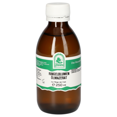 Sie sehen eine Packung RINGELBLUMEN ÖLMAZERAT 250 ML, Produktbild: 01 RINGELBLUMEN ÖLMAZERAT 250 ML, A-Nr.: 5919127 - 01