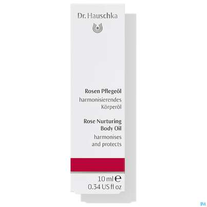Sie sehen eine Packung Dr. Hauschka Rosen Pflegeöl 10ml, Produktbild: 02 Dr. Hauschka Rosen Pflegeöl 10ml, A-Nr.: 3282789 - 02