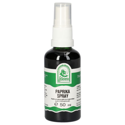 Sie sehen eine Packung PAPRIKA SPRAY 50 ML, Produktbild: 01 PAPRIKA SPRAY 50 ML, A-Nr.: 4800223 - 01