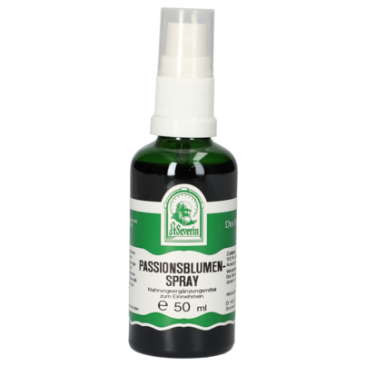 Sie sehen eine Packung PASSIONSBLUMEN SPRAY 50 ML, Produktbild: 01 PASSIONSBLUMEN SPRAY 50 ML, A-Nr.: 4444679 - 01