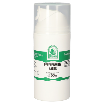 Sie sehen eine Packung PFEFFERMINZ SALBE 90 G, Produktbild: 01 PFEFFERMINZ SALBE 90 G, A-Nr.: 5703580 - 01