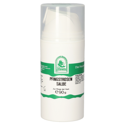 Sie sehen eine Packung PFINGSTROSEN SALBE 90 G, Produktbild: 01 PFINGSTROSEN SALBE 90 G, A-Nr.: 5703605 - 01