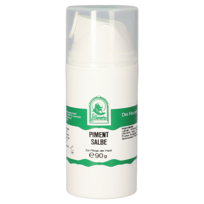 Sie sehen eine Packung PIMENT SALBE 90 G, Produktbild: 01 PIMENT SALBE 90 G, A-Nr.: 5471419 - 01