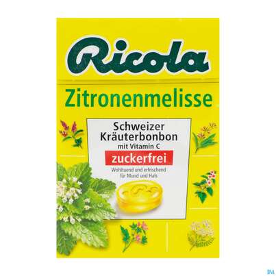 Ricola Zuckerfrei Zitronenmelisse Box 50g, A-Nr.: 5627494 - 01