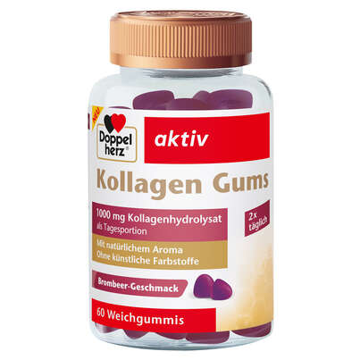 Sie sehen eine Packung Doppelherz Kollagen Gums, Produktbild: 01 Doppelherz Kollagen Gums, A-Nr.: 6012004 - 01