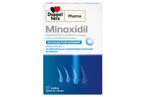 Minoxidil DoppelherzPharma Männer 50 mg/g Schaum zur Anwendung auf der Kopfhaut, A-Nr.: 5532813 - 01