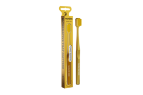 Nordics Öko Zahnbürste Silk Soft 12.000 Borsten Gold, A-Nr.: 5799574 - 01