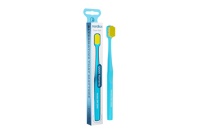 Nordics Öko Zahnbürste Silk Soft 12.000 Borsten Blau, A-Nr.: 5799551 - 01