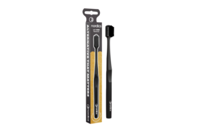Nordics Öko Zahnbürste Premium 6.500 Borsten Black, A-Nr.: 5799545 - 01