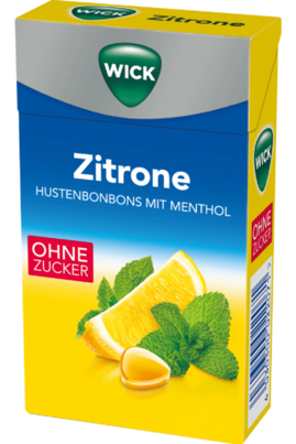 WICK ZITRONE &amp; MENTHOL zfr. 46g, Box, A-Nr.: 4078861 - 01