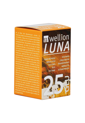 Wellion LUNA Teststreifen GLU - für Blutzuckermessung, A-Nr.: 4072195 - 01