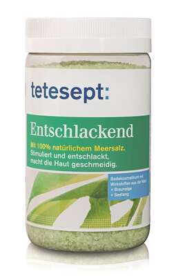 tetesept Gesundheits-Meersalz Entschlackend, A-Nr.: 3383125 - 01