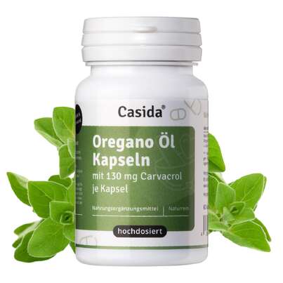 Hochdosierte Oregano Öl Kapseln aus Griechenland – 150 mg Oregano Öl je Kapsel - Hoher Carvacrol Gehalt, A-Nr.: 5679321 - 01