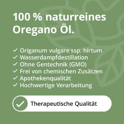 Hochdosierte Oregano Öl Kapseln aus Griechenland – 150 mg Oregano Öl je Kapsel - Hoher Carvacrol Gehalt, A-Nr.: 5679321 - 05