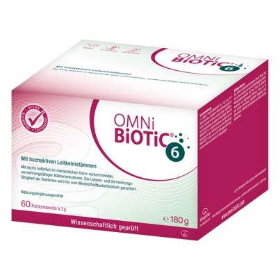 OMNi-BiOTiC® 6, 60 Sachets a 3g, A-Nr.: 3887073 - 01