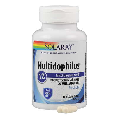 Supplementa Multidophilus 12 säurestabil Kapseln Solaray, A-Nr.: 5598002 - 04