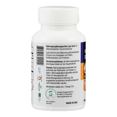 Supplementa Lypo Gold Kapseln, A-Nr.: 5395629 - 03