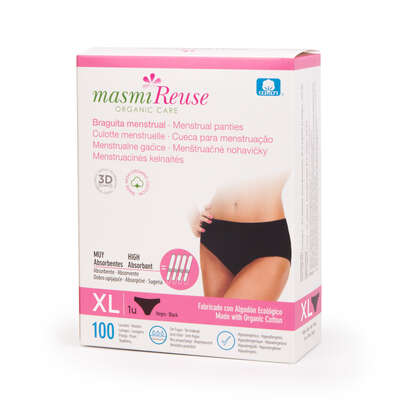 Bio Periodenslip Masmi Reuse - Waschbar - Größe XL, A-Nr.: 5588297 - 03