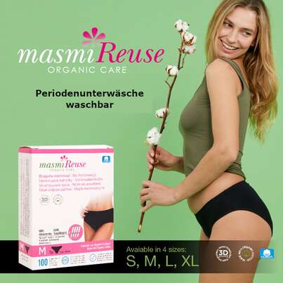 Bio Slipeinlage Masmi Reuse - Waschbar, A-Nr.: 5588328 - 02