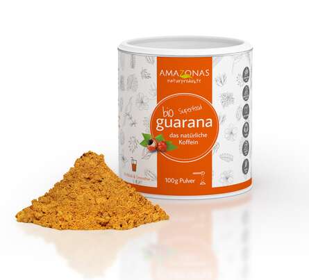 Bio Guarana Pulver, &quot;Wachmacher&quot; und Energielieferant durch natürliches Koffein, 100g, A-Nr.: 5229167 - 01