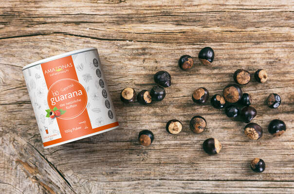 Bio Guarana Pulver, &quot;Wachmacher&quot; und Energielieferant durch natürliches Koffein, 100g, A-Nr.: 5229167 - 02