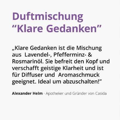 Duftmischung Klare Gedanken, A-Nr.: 5595015 - 03