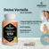 Sie sehen eine Packung Vitamaze Coenzym Q10 200mg vegan, Produktbild: 02 Vitamaze Coenzym Q10 200mg vegan, A-Nr.: 5179541 - 02