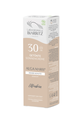 Alga Maris getönte Sonnencreme elfenbein Gesicht bio LSF 30, A-Nr.: 5279923 - 03