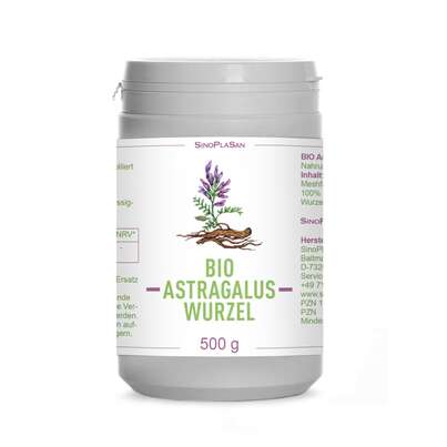 BIO Astragalus-Wurzel-Pulver 100% 500g, A-Nr.: 5816864 - 01
