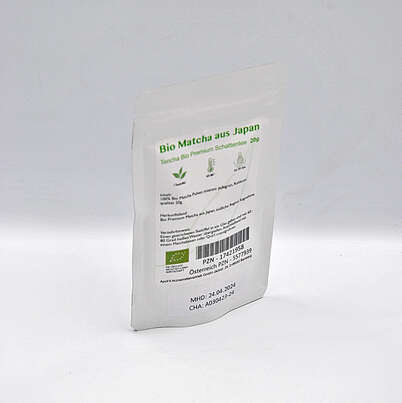Bio Premium Japan Matcha pur, Dr. Vanida 20g Beutel, A-Nr.: 5577939 - 02