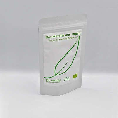 Bio Premium Japan Matcha pur, Dr. Vanida 50g Beutel, A-Nr.: 5577945 - 01