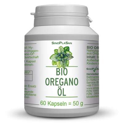 Bio Oregano Öl (magensaftresistent) 60 Kapseln, A-Nr.: 5804111 - 01
