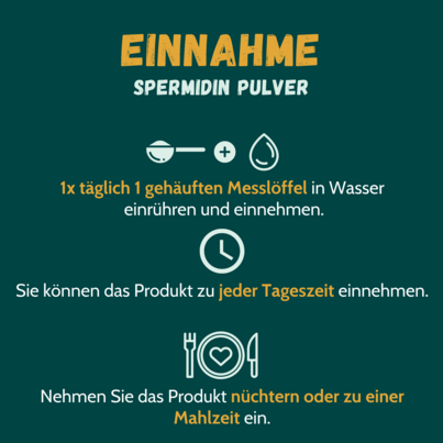 Spermidin 1 mg 120 g Pulver, A-Nr.: 5438735 - 02