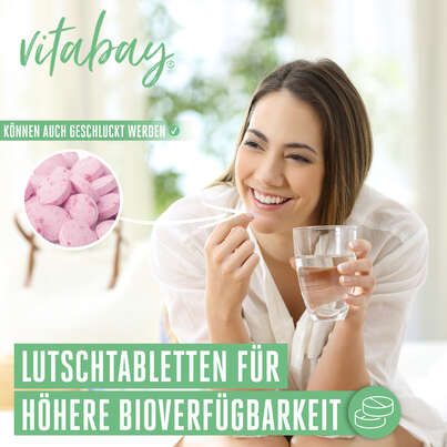 Vitabay Vitamin B12 mit Folat Lutschtabletten, A-Nr.: 5878428 - 02